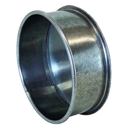 16" x 2-1/4" Round End Cap, 20 ga. SS