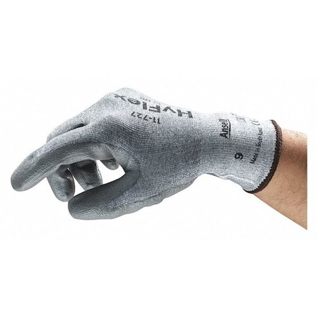 Cut-Resistant Coated Gloves, Cut Level A2 ,Polyurethane ,Smooth ,9 1 PR