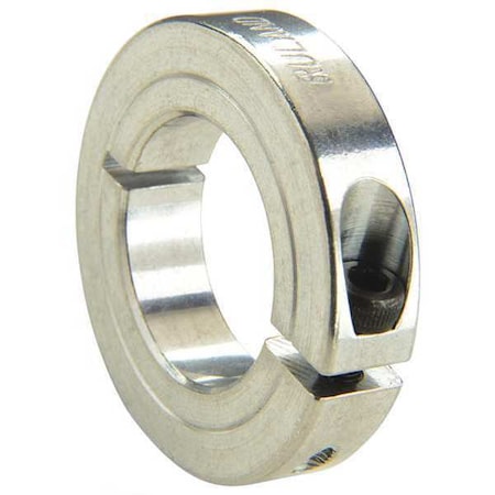 Shaft Collar,Alum,1 pc,7/8in Bore Dia.