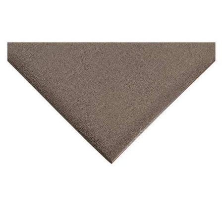 Antifatigue Mat, 30 ft. L x 4 ft. W, 3/8" Thickness, Closed Cell PVC Foam, Pebble, Black