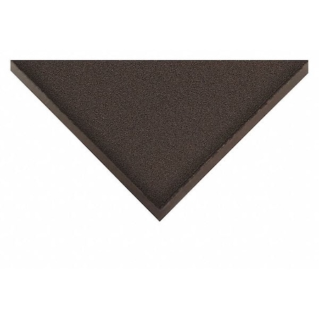Entrance Mat, Polypropylene, 3/8 in Thick, Black, 4 ft W x 20 ft L