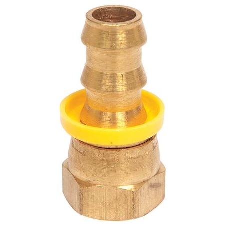Hose Fitting,1/4 In. ID,9/16-18,(F) JIC