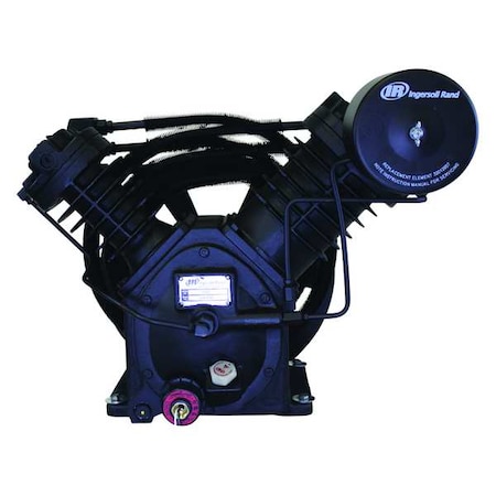 Air Compressor Pump, 7 1/2 hp, 10 hp, 2 Stage, 74 fl oz Oil Capacity, 2 Cylinder