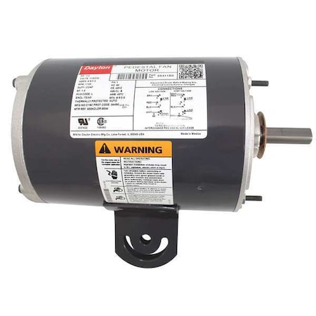 Pedestal Fan Motor, 1/2 hp