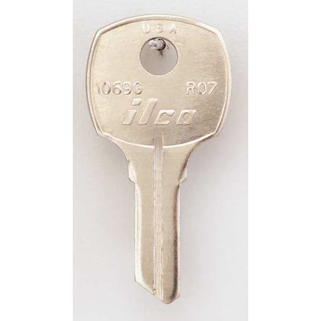 Key Blank,Brass,Type RO7,4 Pin,PK10