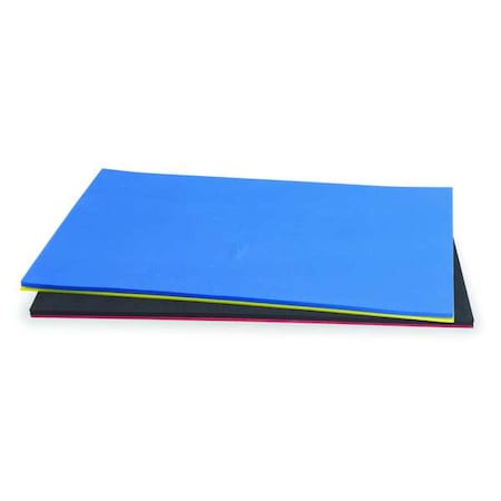 26-1/4" Tool Control Foam, Black/Red