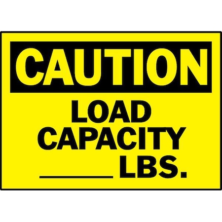 Caution Label,3-1/2 In. H,5 In. W,PK5, 86209