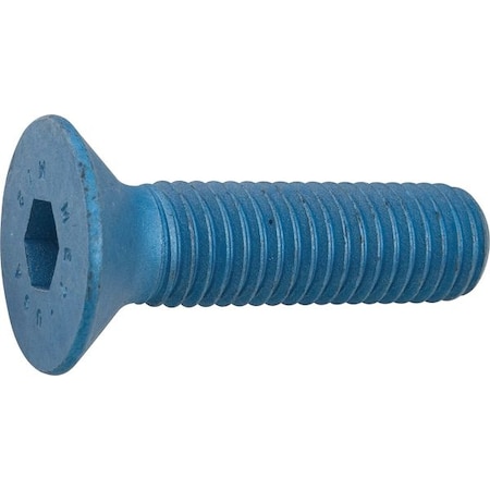 M3-0.50 Socket Head Cap Screw, Flat, Metric Blue Steel, 16 mm Length, 25 PK