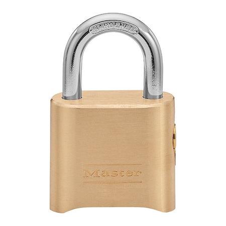 Combination Padlock,Bottom,Brass