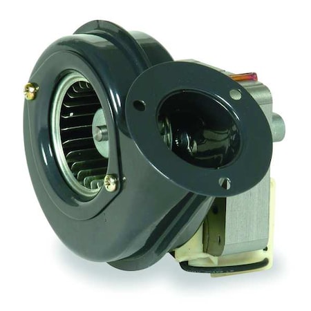 Round OEM Blower, 3394 RPM, 1 Phase, Direct Drive, Steel 1 Speed