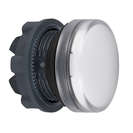 Pilot Light Head,White,22mm