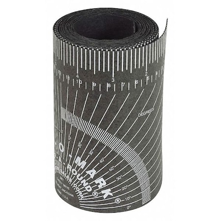 4 ft Wrap-a-Round/Diameter Tape Measure, 3 7/8 in Blade