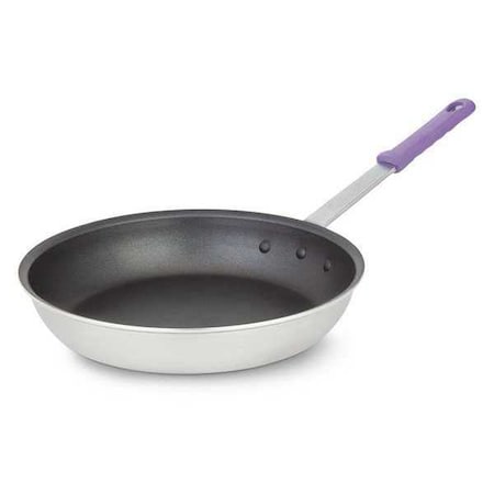 Fry Pan,Silver/Black,2-1/4 in. Inside D