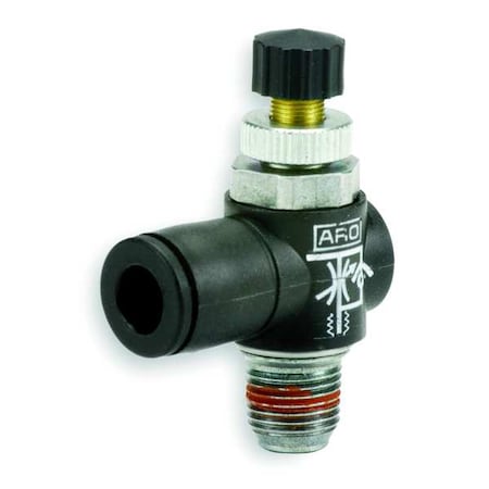 Cylder Port Flow Control,3/8 Tube,1/4