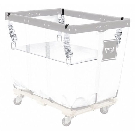 Basket Truck Spring Lift, 16 bu, white