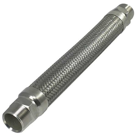1/4" Dia x 36" L PressureMax HP 316 SS Corrugated Metal Hose
