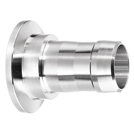 Vacuum Fitting, Straight Adapter, 1-1/2" Tube x 1-5/8" Barbed Hose