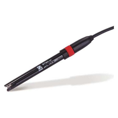 Electrode, pH, Plastic, 12mm dia.