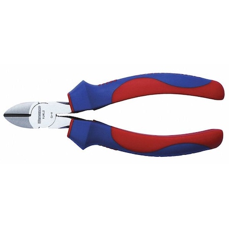 6 in Diagonal Cutting Plier Flush Cut Narrow Nose Uninsulated