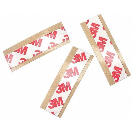 Film Tape, 1 in W, 2 in L, 8.3 mil, Polyester Film, Double-Sided, 5 PK