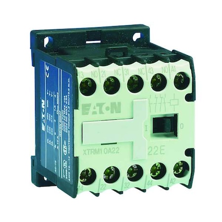 IEC Mini Contrl Relay,2NO/2NC,120VAC,10A