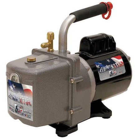 Eliminator Refrig Evacuation Pump,4.0 cfm,6 ft.