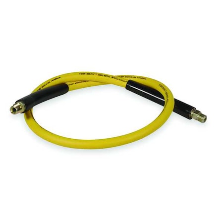 3/8" ID x 100 ft Rubber Coupled Washdown Hose 3000 PSI YL