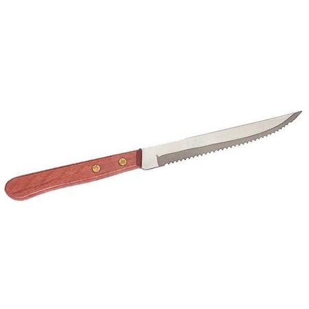 Steak Knife,4-3/4 in. L,Wood Handle,PK12
