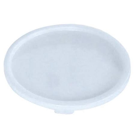Stackable Container Lid, White, Polyethylene