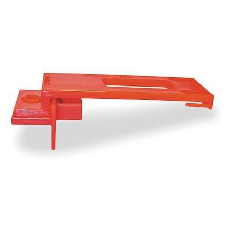Connector Lockout,Red,1/4In Shackle Dia.