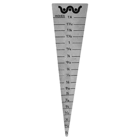 1/8-1-1/4" Sheet Metal Bore Gage
