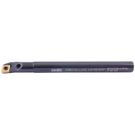 3/8" A06J SCLCR2 Coolant Thru Indexable Boring Bar