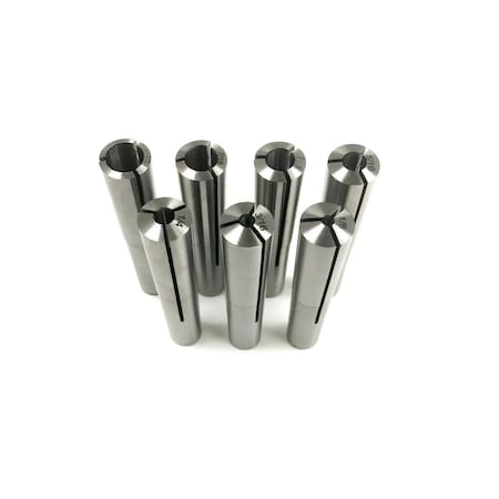 1/8-1/2 (16ths) 7 Piece Brown & Sharpe Style No 7 Collet Set