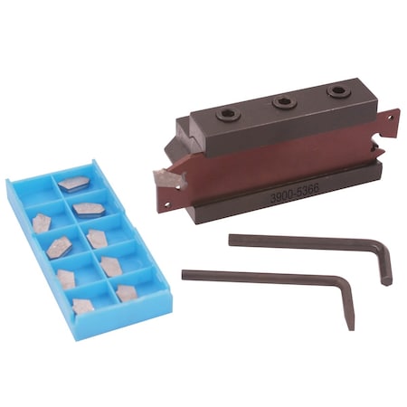15 Piece 5/16" Indexable GTN-2 Cut-Off Tool Kit