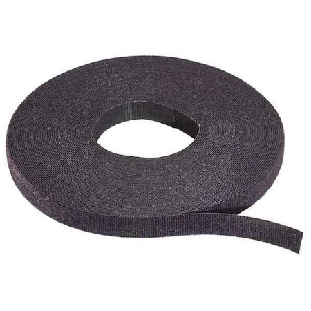 Cable Tie Roll, 15 ft L, Black, Nylon, Polyethylene, 50 lb Strength