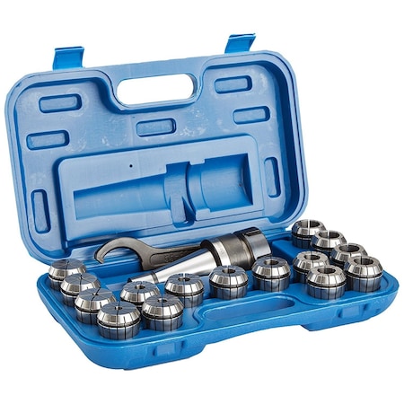 R8 17 Piece ER-40 Spring Collet Chuck Set