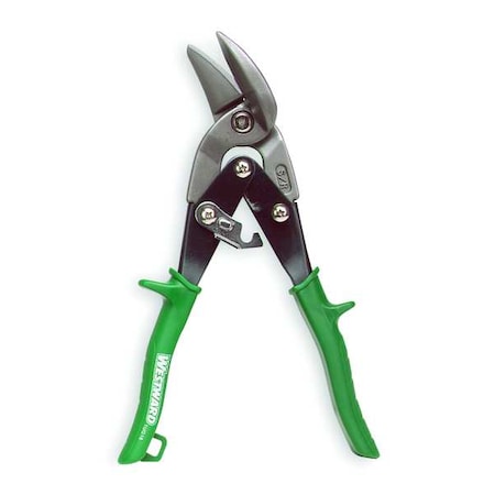 Offset Aviation Snip, Right, 9 3/4 in, Steel