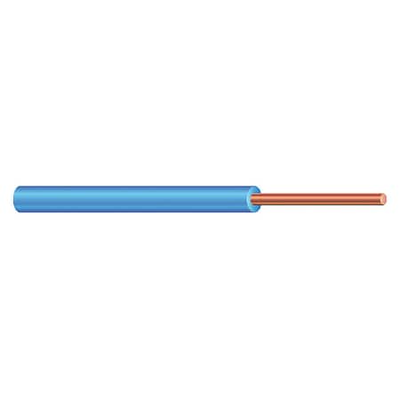 Non-Metallic Underground Feeder Cable, UF-B, 14 AWG, 1C C, Blue, PVC, Solid, 600V AC, 500 ft