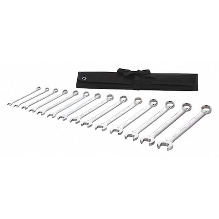 Combination Wrench Set,14 Pieces,12 Pts