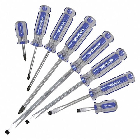 Screwdriver Set,8 pcs,Acetate