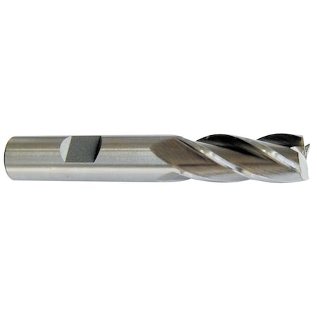 3/4 X 1/2" 4 Flute High Speed Steel Single End Center Cut End Mill