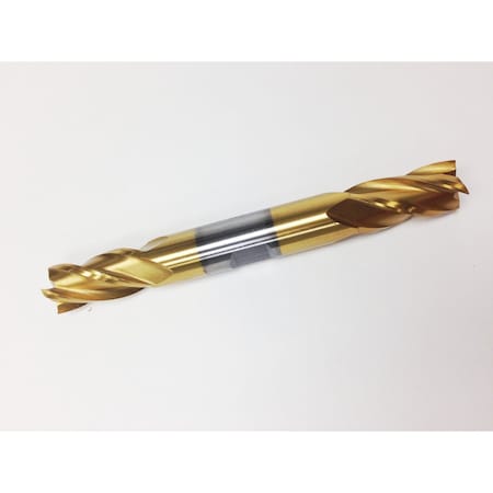 1/8 X 3/8" 4 Flute TiN Double End Center Cut End Mill