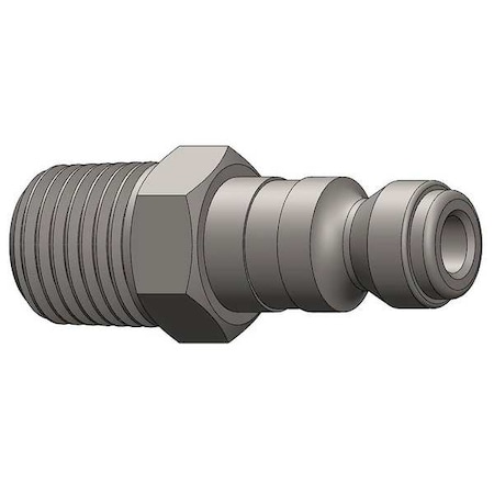 Male to Automotive Plug,(M)NPT,3/8,Steel