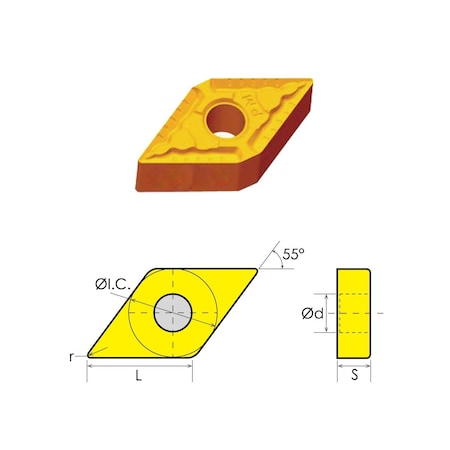 DNMG-433-PM Coated Carbide Insert