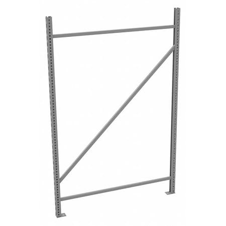 Upright Frame, 48 in D, 1 3/4 in W, Gray