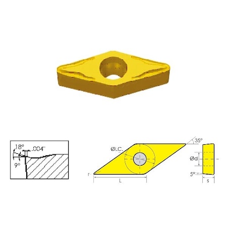 VBMT-332-HM Coated Carbide Insert