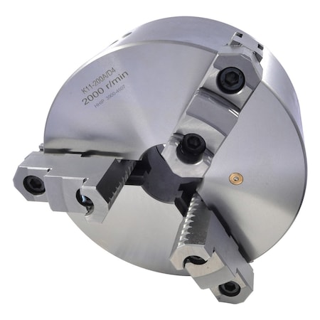 8" D1-4 3-Jaw Camlock Lathe Chuck