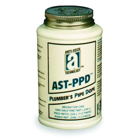Pipe Thread Sealant 19.2 fl oz, Brush-Top Can, AST-PPD, Blue, Putty