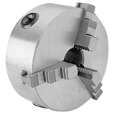 12" 3-Jaw Plain Back Lathe Chuck