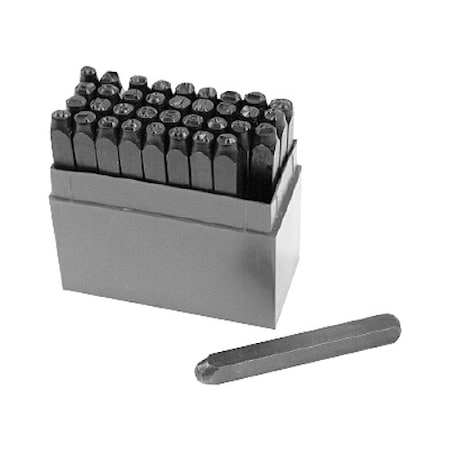 1/8 Width Number & Letter Stamp Set 0-9 And A-Z
